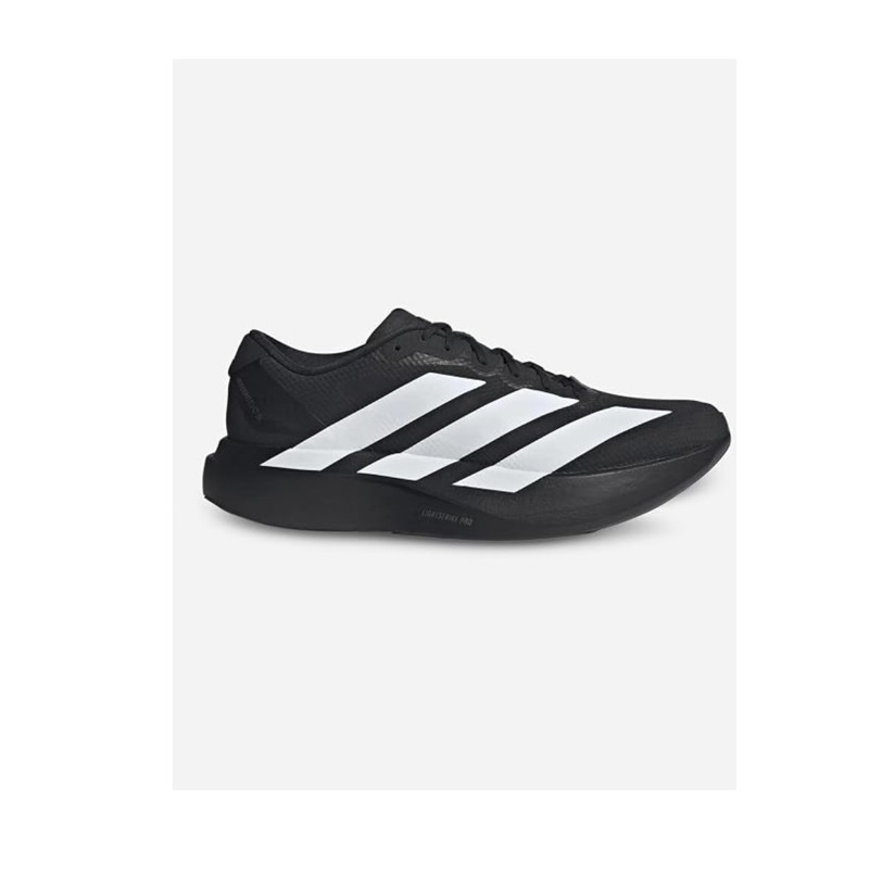 adidas Adizero Evo SL — running shoes on a track, shown at scale