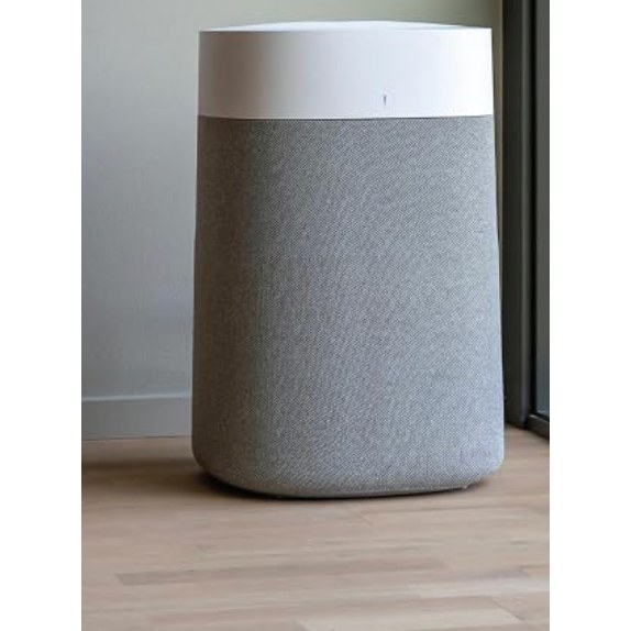 Blueair Blue Pure 511i Max — purifier on a nightstand or floor, shown at scale