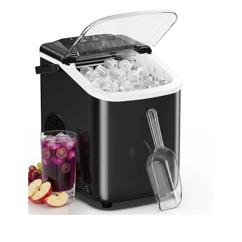 Sweetcrispy Countertop Ice Maker — countertop ice maker on a kitchen counter, shown at scale