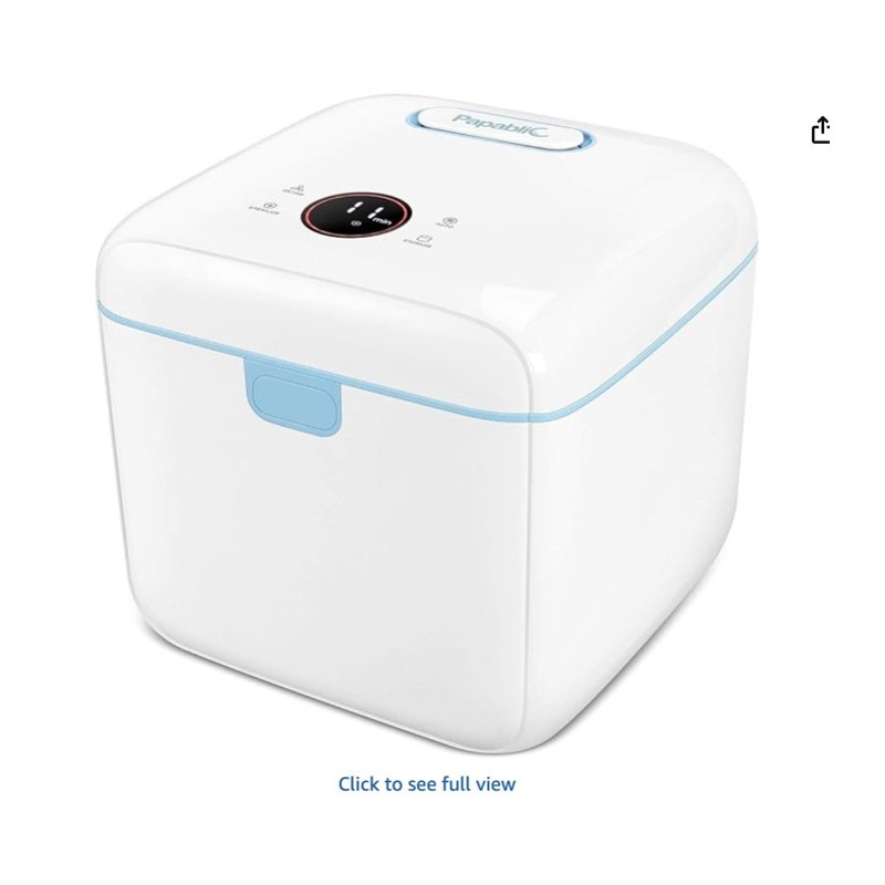 Papablic 4-in-1 UV Sanitizer — countertop UV sanitizer box, shown at scale
